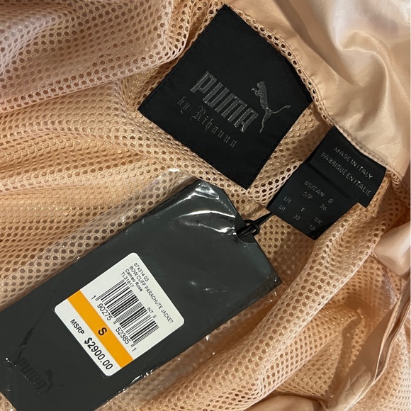 Host Pick! Fenty x PUMA by Rihanna Bow Cuff Parachute Jacket Pink - Picture 9 of 12